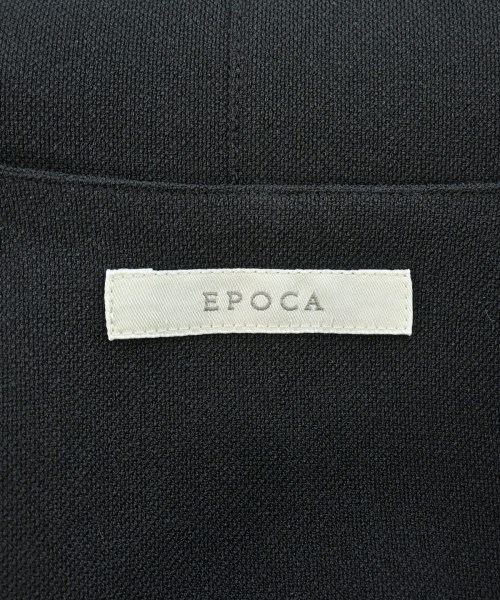 EPOCA（エポカ）ノーカラージャケット 黒 サイズ:42(L位) レディース/2200677420127