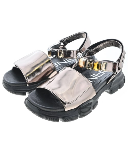 MANA(マナ)サンダル ゴールド サイズ:EU35(21.5cm位)/2200659964038