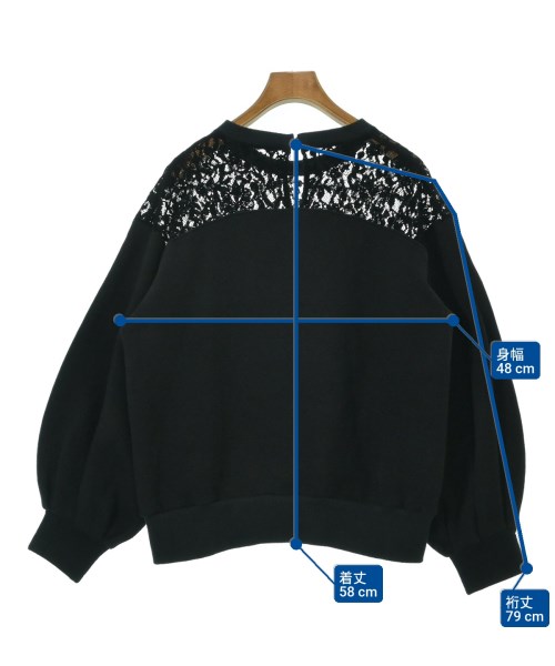 GRACE Class（グレース　クラス）スウェット 黒 サイズ:36(S位) レディース/2200660969022