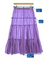 Jines（ジネス）ロング・マキシ丈スカート 紫 サイズ:02(M位) レディース/2200671643041