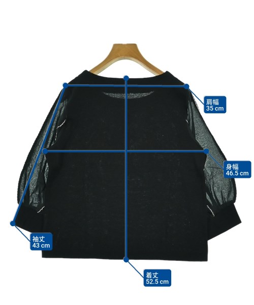 Jines（ジネス）Tシャツ・カットソー 黒 サイズ:38(M位) レディース/2200669444018