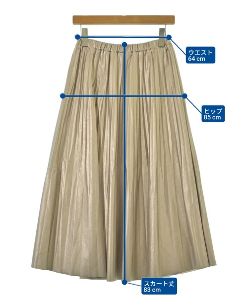 Jines（ジネス）ロング・マキシ丈スカート ゴールド サイズ:38(M位) レディース/2200675962087