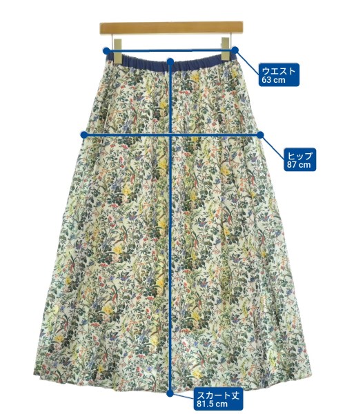 Jines（ジネス）ロング・マキシ丈スカート 白 サイズ:38(M位) レディース/2200650182042