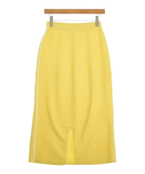 Jines(ジネス)ロング・マキシ丈スカート 黄 サイズ:38(M位)/2200635941046