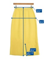 Jines（ジネス）ロング・マキシ丈スカート 黄 サイズ:38(M位) レディース/2200635941046