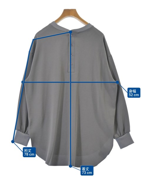 Jines（ジネス）ブラウス グレー サイズ:38(M位) レディース/2200648201090