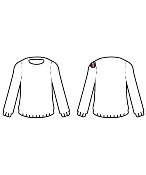 FRAPBOIS（フラボア）ニット・セーター 紺 サイズ:2(M位) メンズ/2200633603083