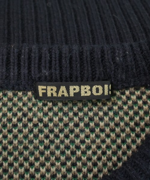 FRAPBOIS（フラボア）ニット・セーター 紺 サイズ:2(M位) メンズ/2200633603083