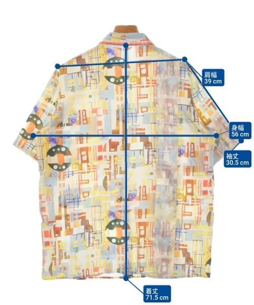 FRAPBOIS（フラボア）カジュアルシャツ 青 サイズ:2(M位) メンズ/2200633603120