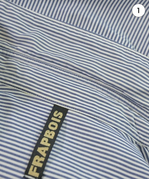 FRAPBOIS（フラボア）カジュアルシャツ 紺 サイズ:-(M位) メンズ/2200636261174