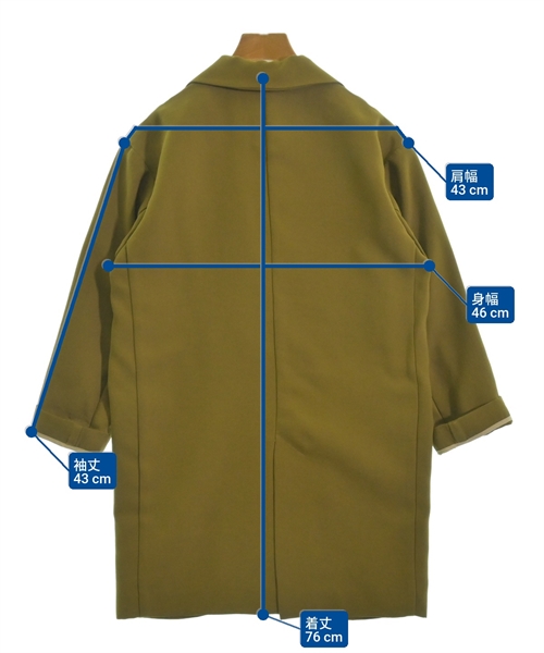 FLORENT（フローレント）カジュアルジャケット カーキ サイズ:5(XXL位) レディース/2200628683175