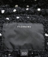 FLORENT（フローレント）ノーカラージャケット 黒 サイズ:00(XS位) レディース/2200711869011