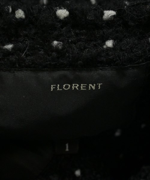 FLORENT（フローレント）ジャケット 黒 サイズ:1(S位) レディース/2200651808033