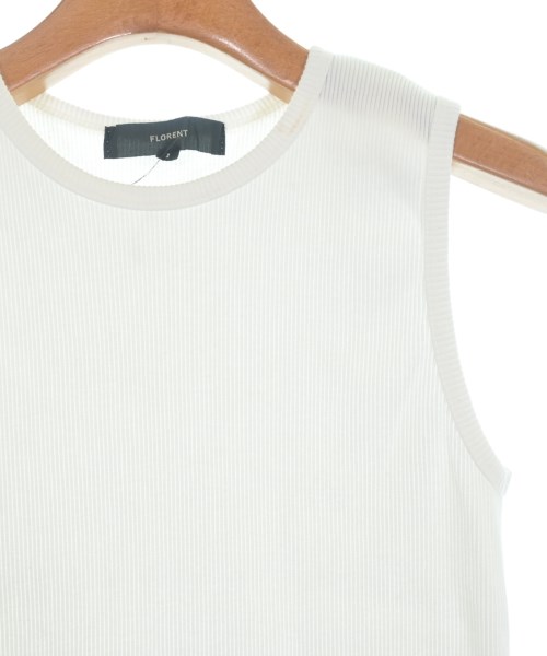 FLORENT（フローレント）ノースリーブ 白 サイズ:1(S位) レディース/2200651808057