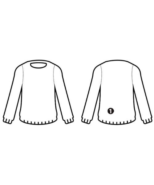 FLORENT（フローレント）ニット・セーター 黒 サイズ:F レディース/2200651808101