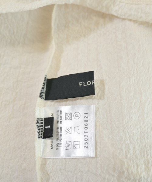 FLORENT（フローレント）ベスト 白 サイズ:1(S位) レディース/2200651808163