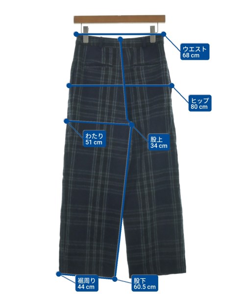 FLORENT（フローレント）スラックス 紺 サイズ:32(XS位) レディース/2200646375021