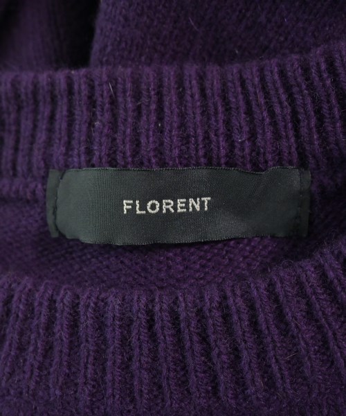 FLORENT（フローレント）ニット・セーター 紫 サイズ:F レディース/2200729418119