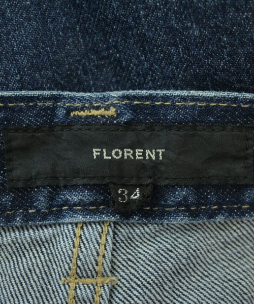 FLORENT（フローレント）デニムパンツ 青 サイズ:34(XS位) レディース/2200725179182