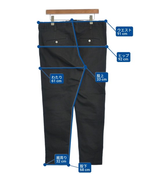 SPELLBOUND（スペルバウンド）チノパン 黒 サイズ:34(XL位) メンズ/2200554576039