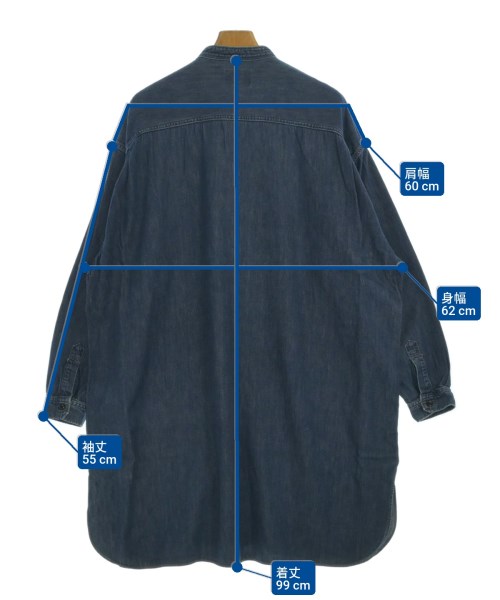 SPELLBOUND（スペルバウンド）カジュアルシャツ 紺 サイズ:3(L位) メンズ/2200645001020