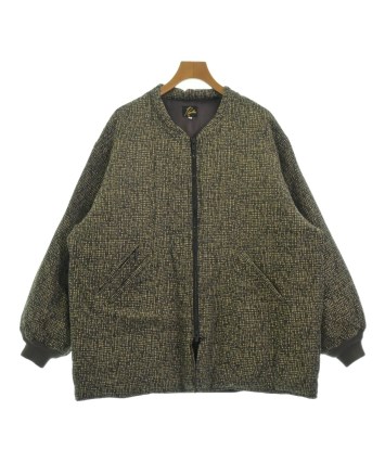 ニードルス　S ブルゾン　needles ペイズリー　総柄　ダウンジャケット Needles NEEDLES ニードルズ ダウンジャケット ノーカラー