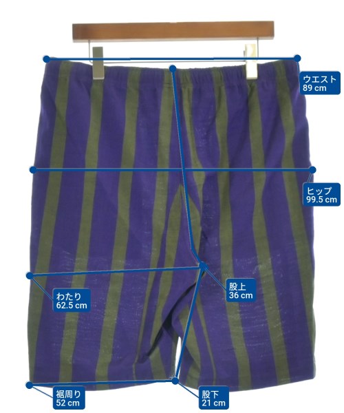 Needles（ニードルス）ショートパンツ 紫 サイズ:L メンズ/2200555308097