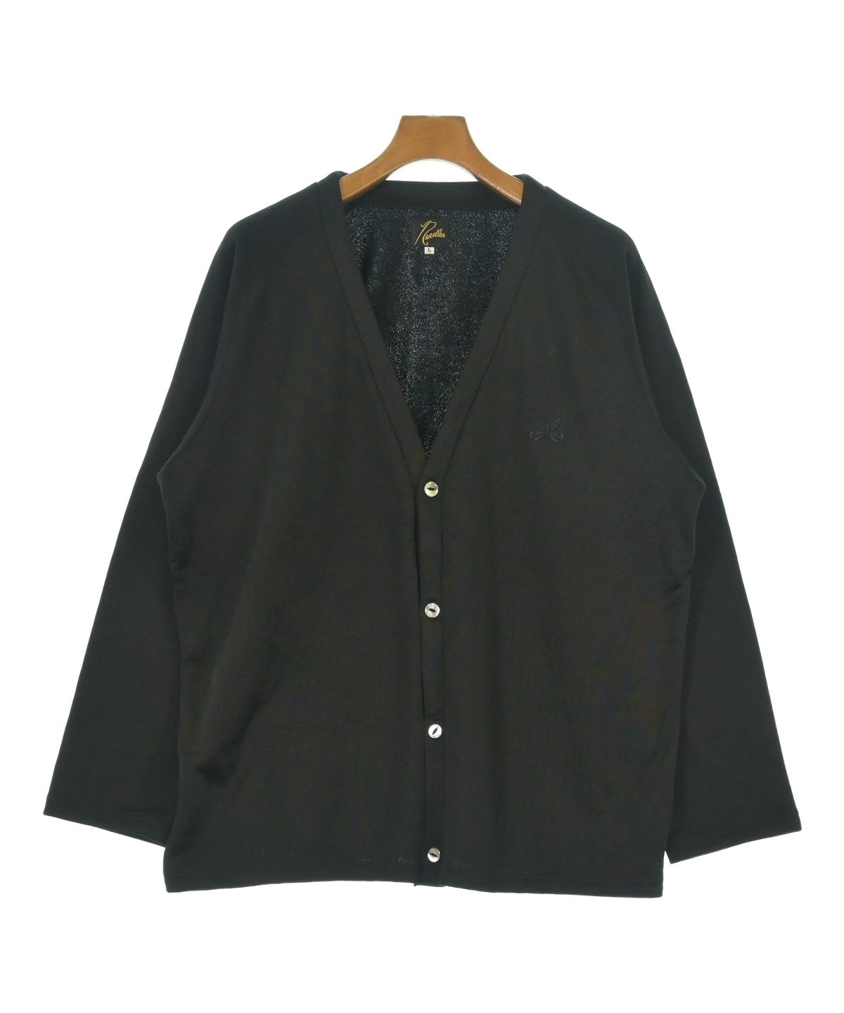 needles 黒 カーディガン M蝶 JOURNAL STANDARD 別注 Needles（ニードルス）カーディガン 黒 サイズ:L メンズ/2200635908070
