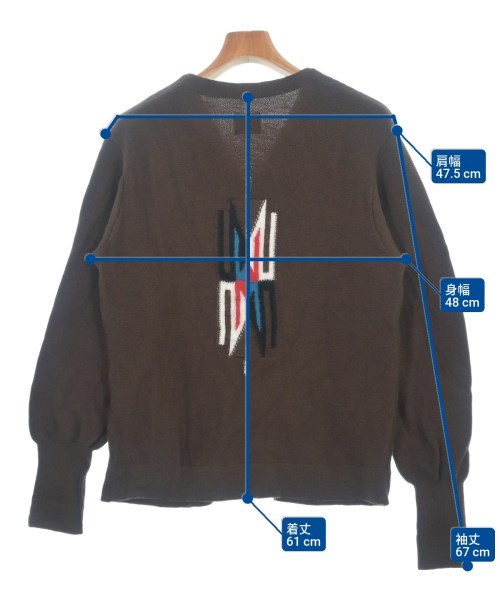 Needles（ニードルス）カーディガン 茶 サイズ:S メンズ/2200637042024