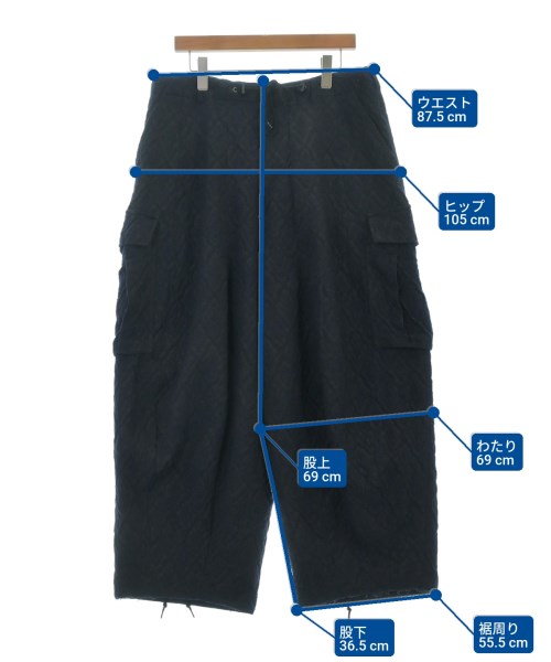 Needles（ニードルス）カーゴパンツ 紺 サイズ:L メンズ/2200637503068