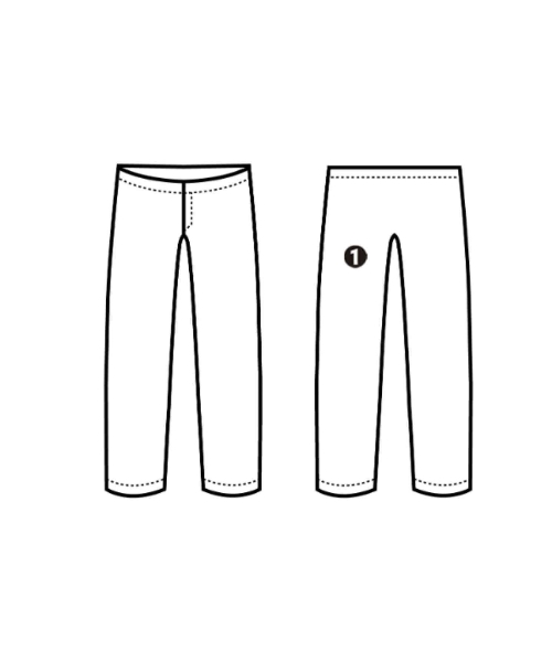 Needles（ニードルス）クロップドパンツ 黒 サイズ:S メンズ/2200640171049