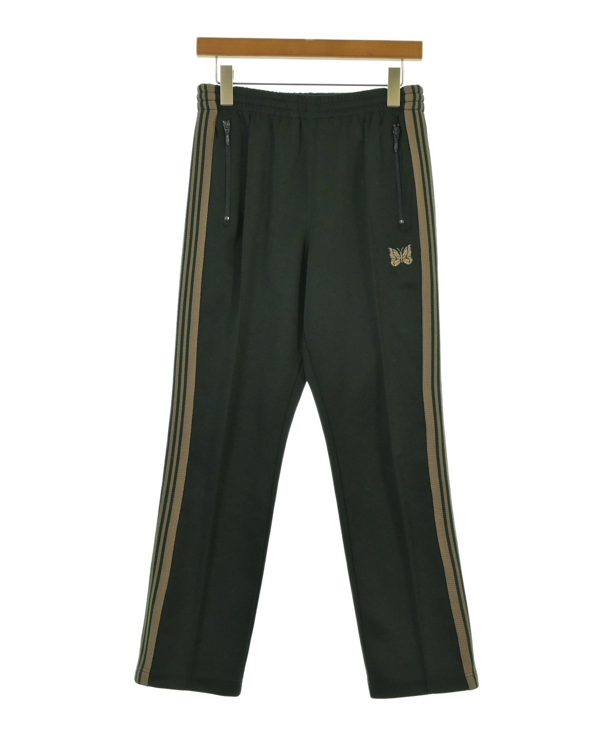 Needles ニードルス スウェットパンツ メンズ 【古着】【中古】 Needles（ニードルス）スウェットパンツ 緑 サイズ:XS メンズ