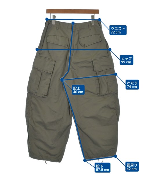 Needles（ニードルス）カーゴパンツ カーキ サイズ:XS メンズ/2200627658020