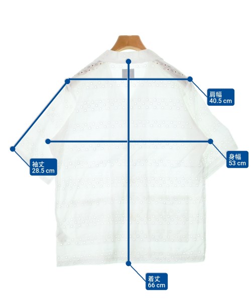 Needles（ニードルス）カジュアルシャツ 白 サイズ:S メンズ/2200640311506