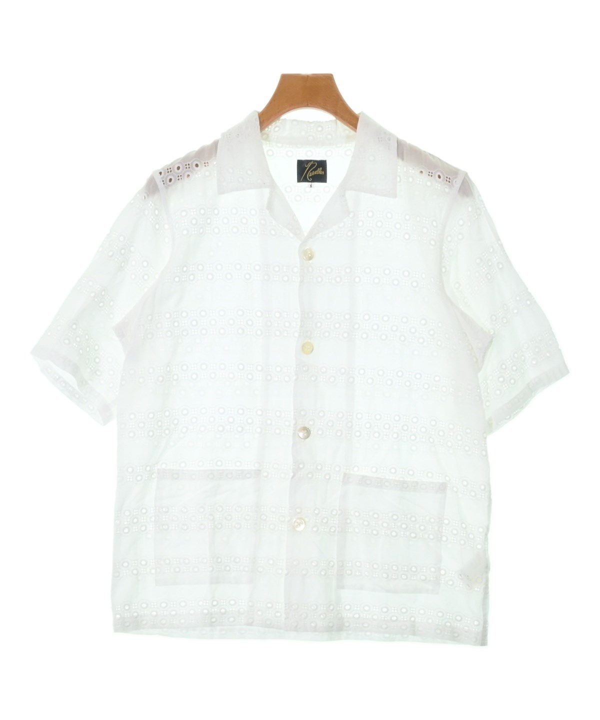 Needles（ニードルス）カジュアルシャツ 白 サイズ:S メンズ