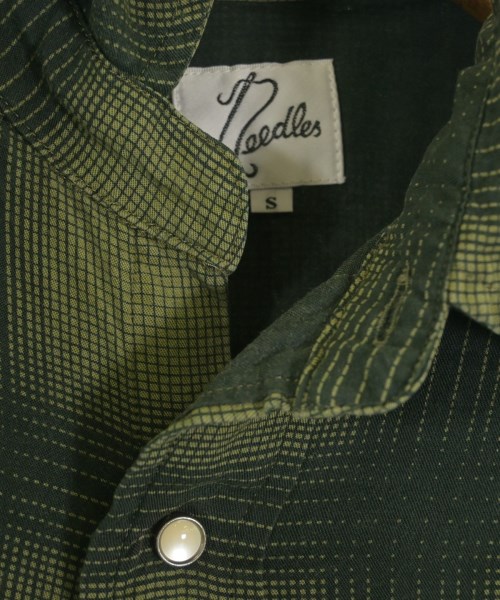Needles（ニードルス）カジュアルシャツ 緑 サイズ:S メンズ/2200613453059