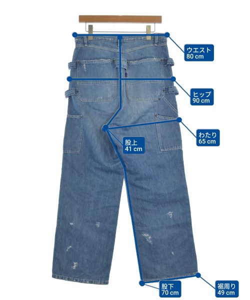 Needles（ニードルス）デニムパンツ 紺 サイズ:S メンズ/2200622638287