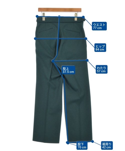 Needles（ニードルス）スラックス 緑 サイズ:XS メンズ/2200622778143