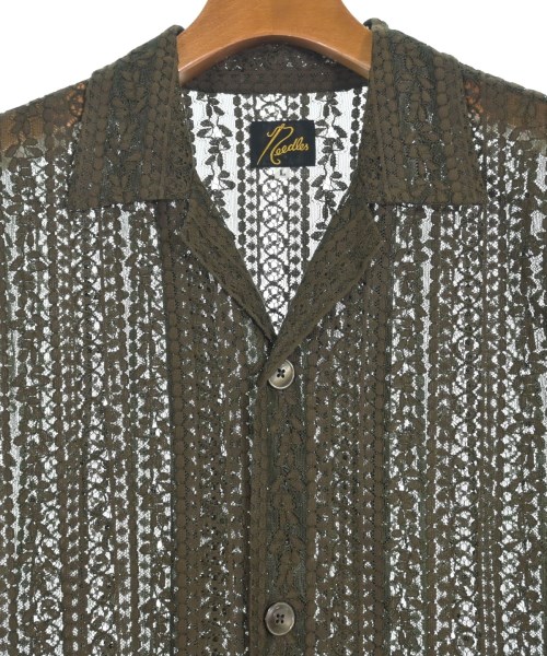 Needles（ニードルス）カジュアルシャツ 茶 サイズ:L メンズ/2200625705016