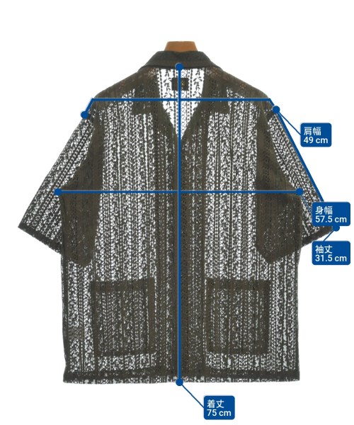 Needles（ニードルス）カジュアルシャツ 茶 サイズ:L メンズ/2200625705016