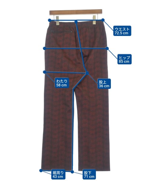 Needles（ニードルス）スウェットパンツ 赤 サイズ:S メンズ/2200627146138