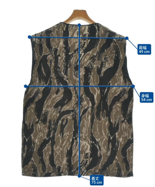 Needles（ニードルス）Tシャツ・カットソー 茶 サイズ:M メンズ/2200629691094