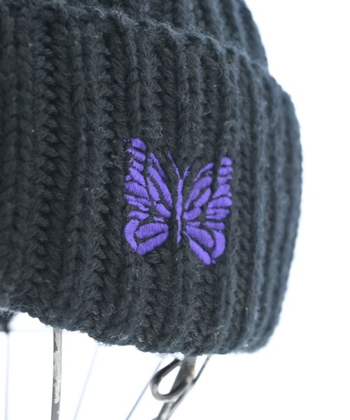 Needles（ニードルス）ニットキャップ・ビーニー 黒 サイズ:F メンズ/2200632099139