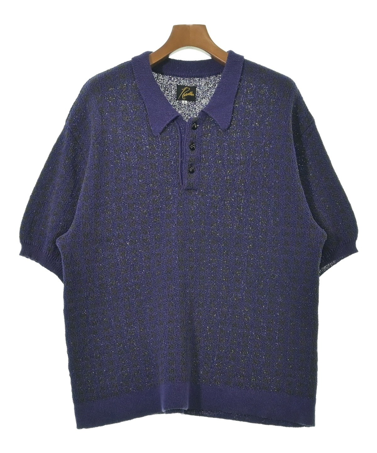 Needles ポロシャツ Needles（ニードルス）ポロシャツ 紫 サイズ:L メンズ/2200632152056