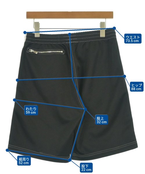 Needles（ニードルス）ショートパンツ 黒 サイズ:S メンズ/2200619123048