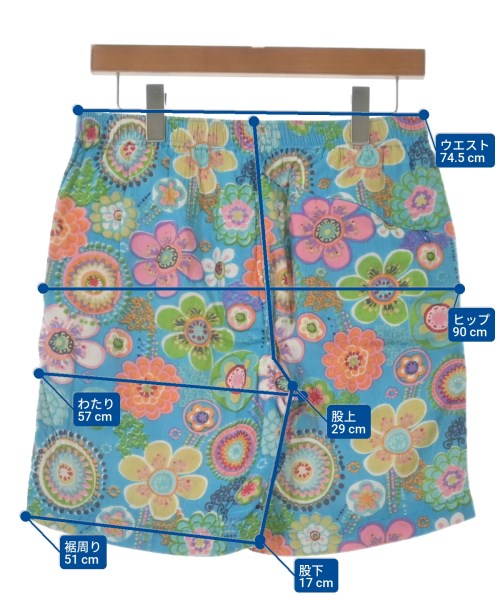 Needles（ニードルス）ショートパンツ 青 サイズ:S メンズ/2200613393034