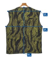 Needles（ニードルス）タンクトップ カーキ サイズ:L メンズ/2200619396145