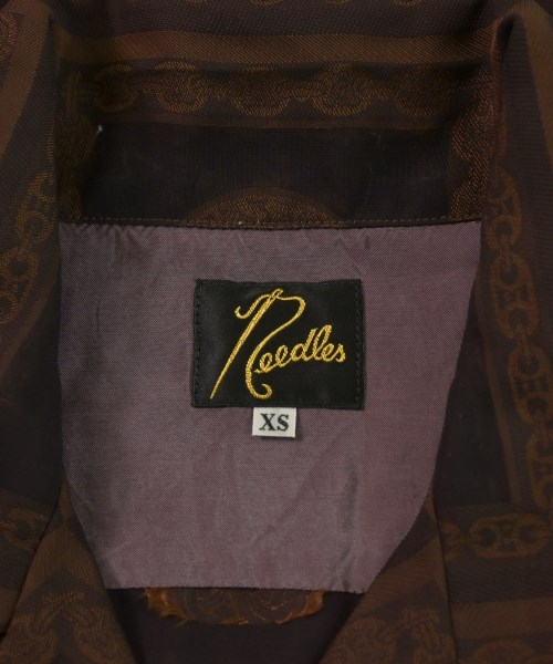 Needles（ニードルス）カジュアルシャツ 茶 サイズ:XS メンズ/2200615962092