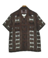 Needles（ニードルス）カジュアルシャツ 茶 サイズ:XS メンズ/2200615962092