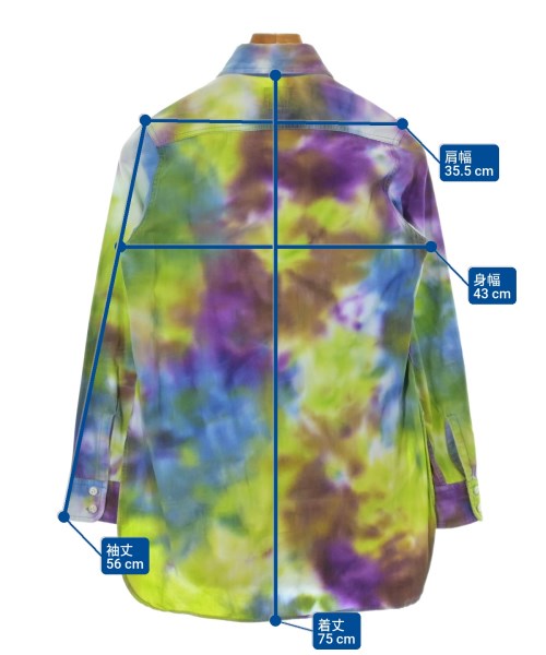 Needles（ニードルス）カジュアルシャツ 緑 サイズ:1(S位) メンズ/2200569171045